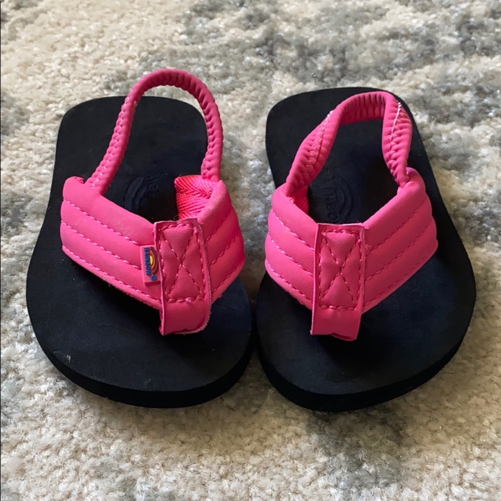 Pink Rainbow Sandals (toddler)